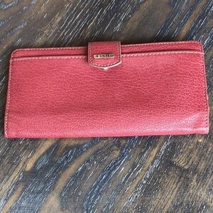 Relic Red Leather Wallet